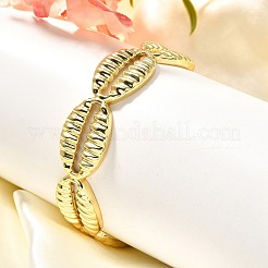 Brass Cuff Bangles for Women&nbsp;BJEW-U018-02G