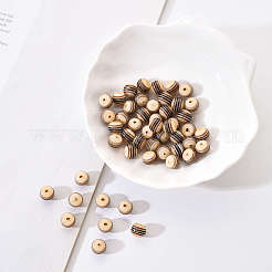 50Pcs Transparent Stripe Resin Beads&nbsp;RESI-YW0001-02A
