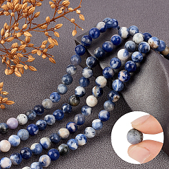 4 Strands Natural Sodalite Beads Strands&nbsp;G-CA0001-11