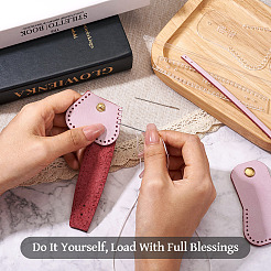 Leather DIY Mini Coin Purse Kit&nbsp;DIY-TA0004-90C