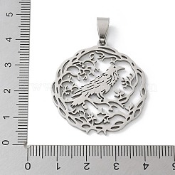 201 Stainless Steel Pendants&nbsp;STAS-S157-27P