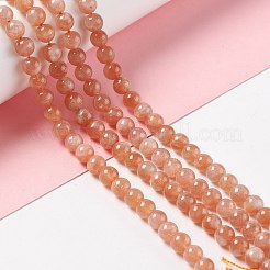 Natural Sunstone Beads Strands&nbsp;G-A205-28A
