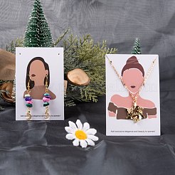 120Pcs 6 Style Cardboard Jewelry Display Cards&nbsp;DIY-LS0003-93