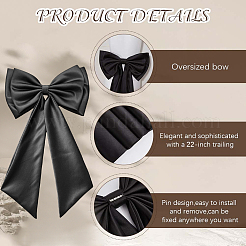 Nylon Detachable Bridal Bowknot for Wedding Dresses&nbsp;DIY-WH20002-630A