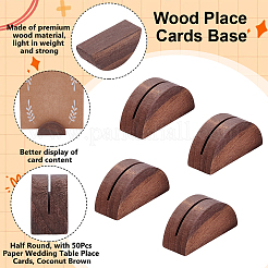 50Pcs Wood Place Cards Base&nbsp;AJEW-WA0003-36