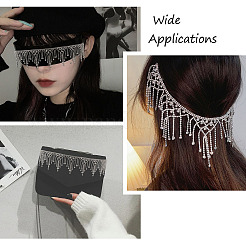 1 Yard Alloy Rhinestone Cup Chains&nbsp;LCHA-CD0001-01