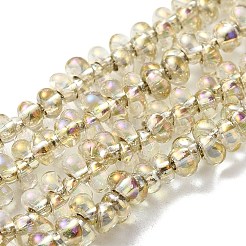 Electroplate Glass Beads Strands&nbsp;EGLA-J033-A-M