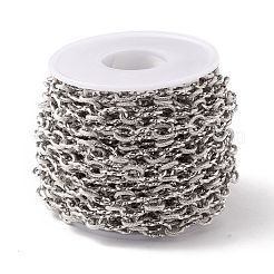 Tarnish Resistant 304 Stainless Steel Twist Oval Link Chains&nbsp;CHS-E022-01P