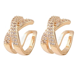 Brass Rhinestone Cuff Errings&nbsp;RB-Z001-03G