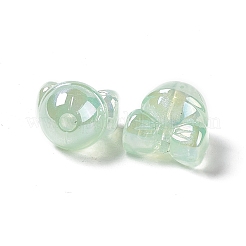 UV Plating Rainbow Iridescent Acrylic Beads&nbsp;PACR-M003-07F