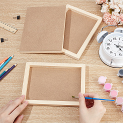 Rectangle Wood Painting  Panels&nbsp;AJEW-WH0348-281C