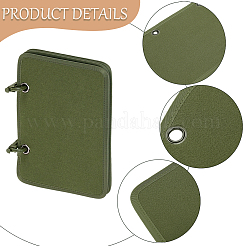 4Pcs Rectangle Velvet Binder Badge Armband Patch Display Board&nbsp;DIY-WH20062-165A