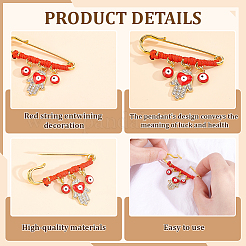 8Pcs Stainless Steel Brooches&nbsp;JEWB-ME00005