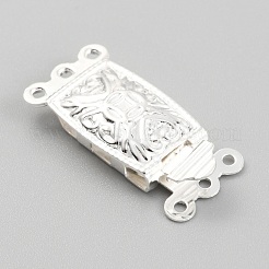304 Stainless Steel Box Clasps&nbsp;STAS-H151-14S
