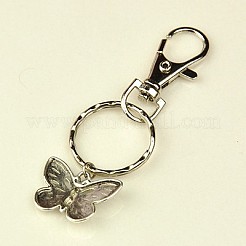 Tibetan Style Butterfly Keychain&nbsp;KEYC-JKC0009-15
