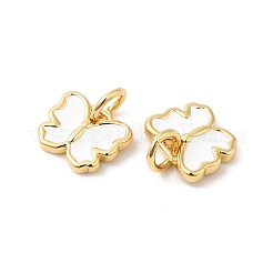 Brass Enamel Charms&nbsp;ZIRC-L103-053G