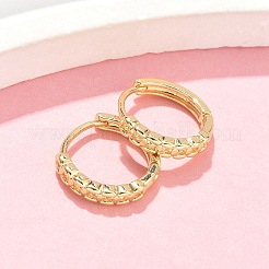 Hollow Square Brass Hoop Earrings&nbsp;EJEW-Z102-22G