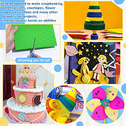 120Pcs Corrugated Cardboard Sheets Pads&nbsp;DIY-WA0001-28