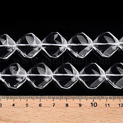Transparent Glass Beads Strands&nbsp;GLAA-N001-50