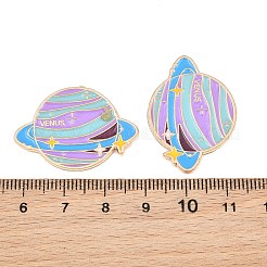 Space Planet Alloy Enamel Cabochons&nbsp;AL-CBA1A6F-07KCG-B