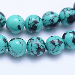Synthetic Turquoise Beads Strands&nbsp;X-G-F531-8mm-J01