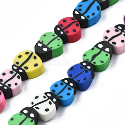 Handmade Polymer Clay Bead Strands&nbsp;CLAY-N011-43B