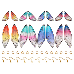 DIY Butterfly Wings Dangle Earring Making Kit&nbsp;DIY-TA0004-45