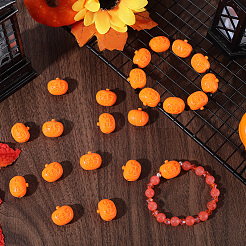 60Pcs Halloween Opaque Resin Beads&nbsp;RESI-SC0036-67