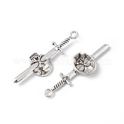 Tibetan Style Alloy Big Pendants&nbsp;PALLOY-B011-01AS