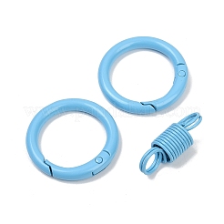 Alloy Spring Gate Clasps&nbsp;PALLOY-Q009-01H