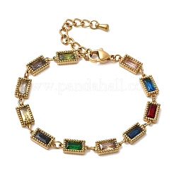 304 Stainless Steel Link Chain Bracelets for Women&nbsp;BJEW-A093-01C-G