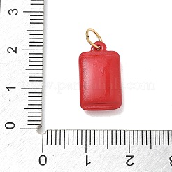 Valentine's Day 304 Stainless Steel Enamel Pendants&nbsp;SA-CBA08A6-07D-G