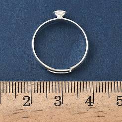 Adjustable Brass Pad Ring Setting&nbsp;KK-K414-01B-S