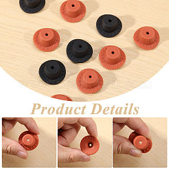 20Pcs 2 Colors Silicone Beads&nbsp;SIL-CA0004-54