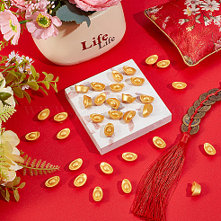 1 Bag Resin Gold Ingot Mini Model&nbsp;DIY-PH0034-54