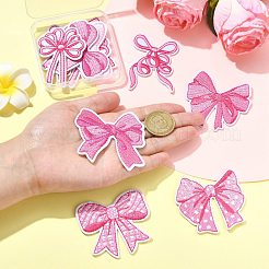 10Pcs 10 Styles Bowknot Theme Computerized Embroidery Cloth Iron on/Sew on Patches&nbsp;PATC-CJ0001-03
