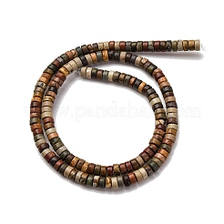 Natural Picasso Jasper/Polychrome Jasper Beads Strands&nbsp;G-L624-I15-2x4mm