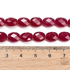 Lab Grown Red Corundum Beads Strands&nbsp;GG-CBAC488-01D