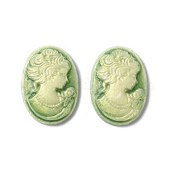 Cameos Opaque Resin Cabochons&nbsp;X-RESI-C016-01B