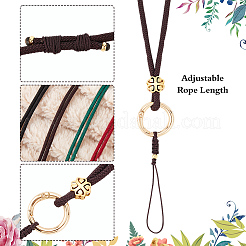 Polyester & Golden Alloy Mobile Straps&nbsp;FIND-WH20004-52C