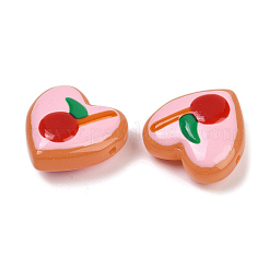 Handmade Heart Lampwork Beads Strands&nbsp;LAMP-P069-04B-05