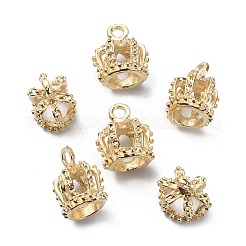 Crown Theme Alloy Pendants&nbsp;FIND-WH0033-25LG-01