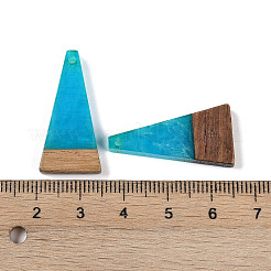 Resin & Wood Pendants&nbsp;WOOD-F015-03D