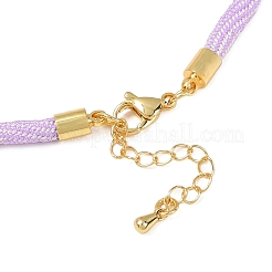 4MM Round Nylon Cotton Cord Necklaces Making&nbsp;NJEW-C106-02G-08