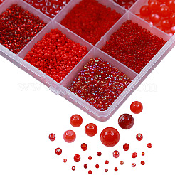 DIY 18 Style Resin & Acrylic Beads Jewelry Making Finding Kit&nbsp;DIY-NB0012-04G