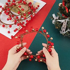 Plastic Artificial Berry Candle Ring&nbsp;AJEW-WH0401-05