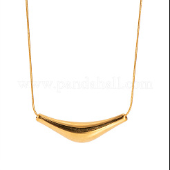 Minimalist Stainless Steel V-shaped Pendant Necklaces for Women&nbsp;IY2347-1