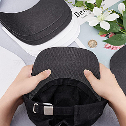 12Pcs 2 Colors PE Plastic Hat Brims&nbsp;DIY-BC0008-99