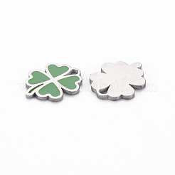 316 Surgical Stainless Steel Enamel Charms&nbsp;STAS-N097-080P-NR