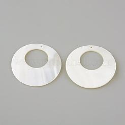 Freshwater Shell Pendants&nbsp;SHEL-Q008-50